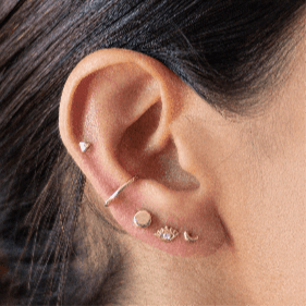 10k Gold Ear Cuff - Liv.Aura Jewelry