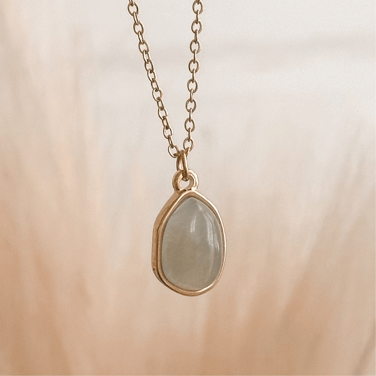 18K Gold Abundance Necklace – Green Aventurine | Waterproof & Hypoallergenic - Liv.Aura Jewelry