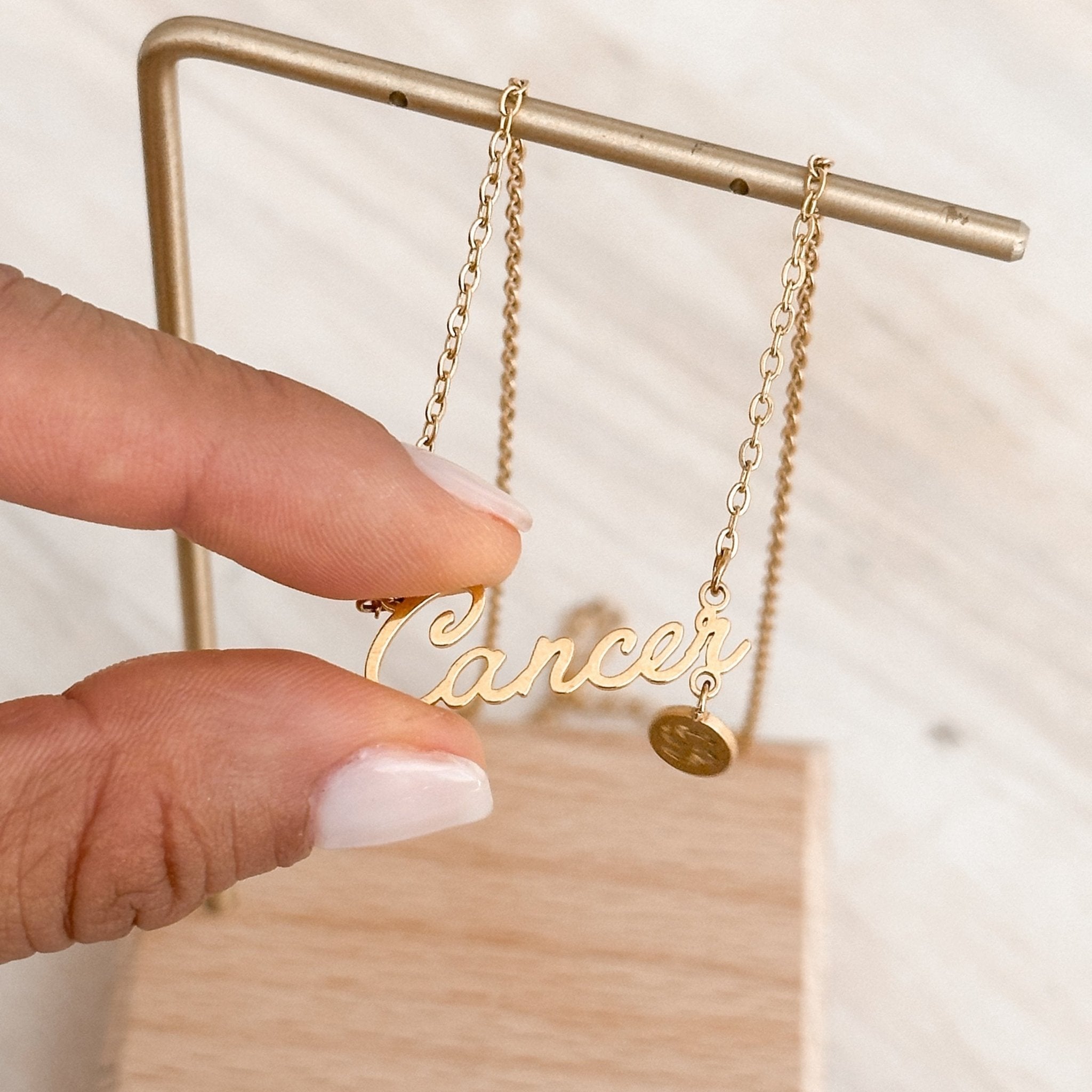 18K Gold Plated Zodiac Necklace | Waterproof & Hypoallergenic - Liv.Aura Jewelry