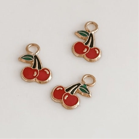 Cherry Charm 10K Gold - Liv.Aura Jewelry