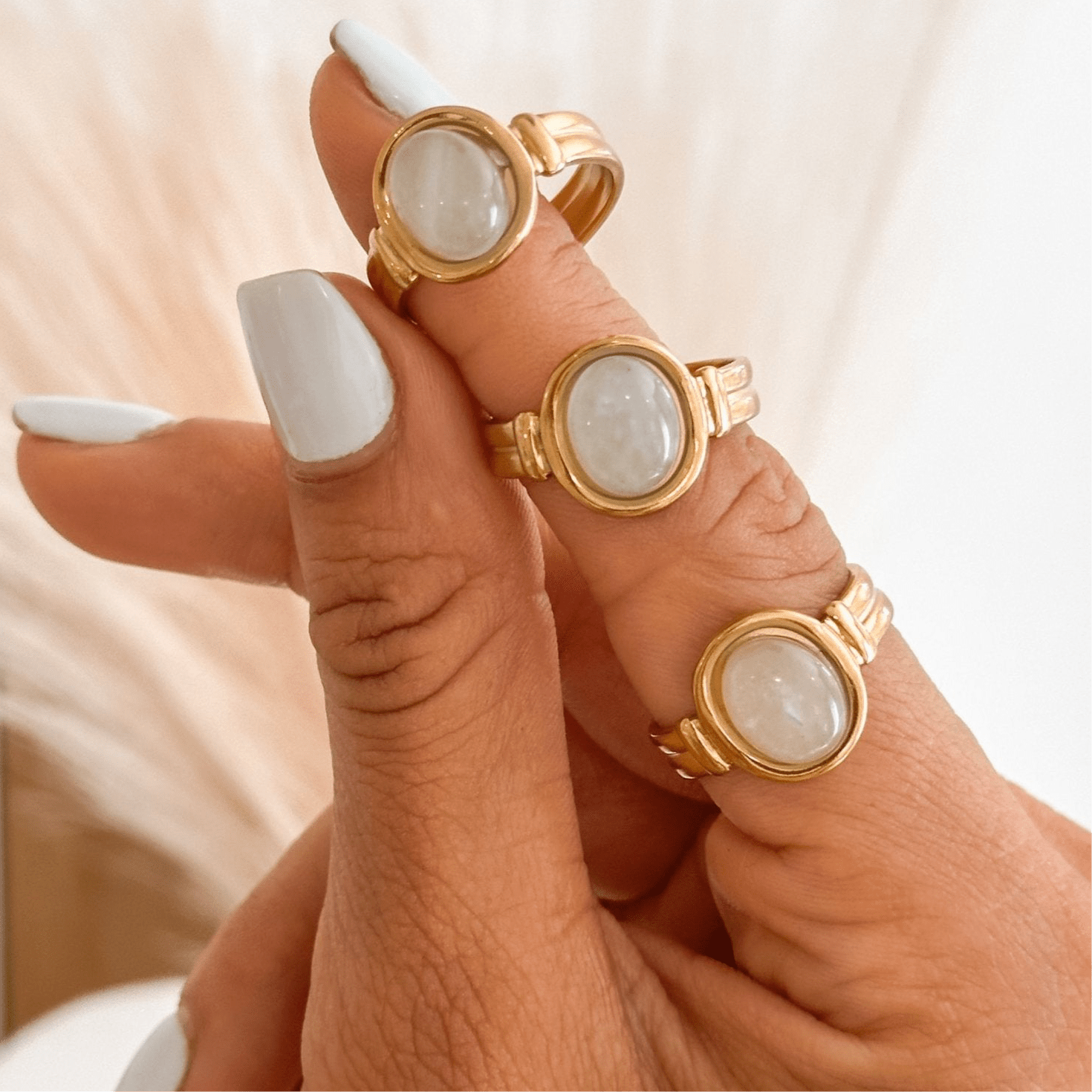 Green Stone Ring - Liv.Aura Jewelry