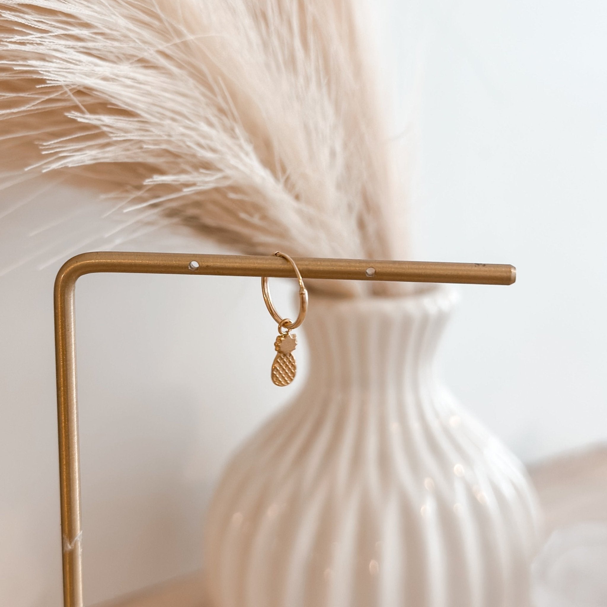 Pineapple Charm 10K Gold - Liv.Aura Jewelry