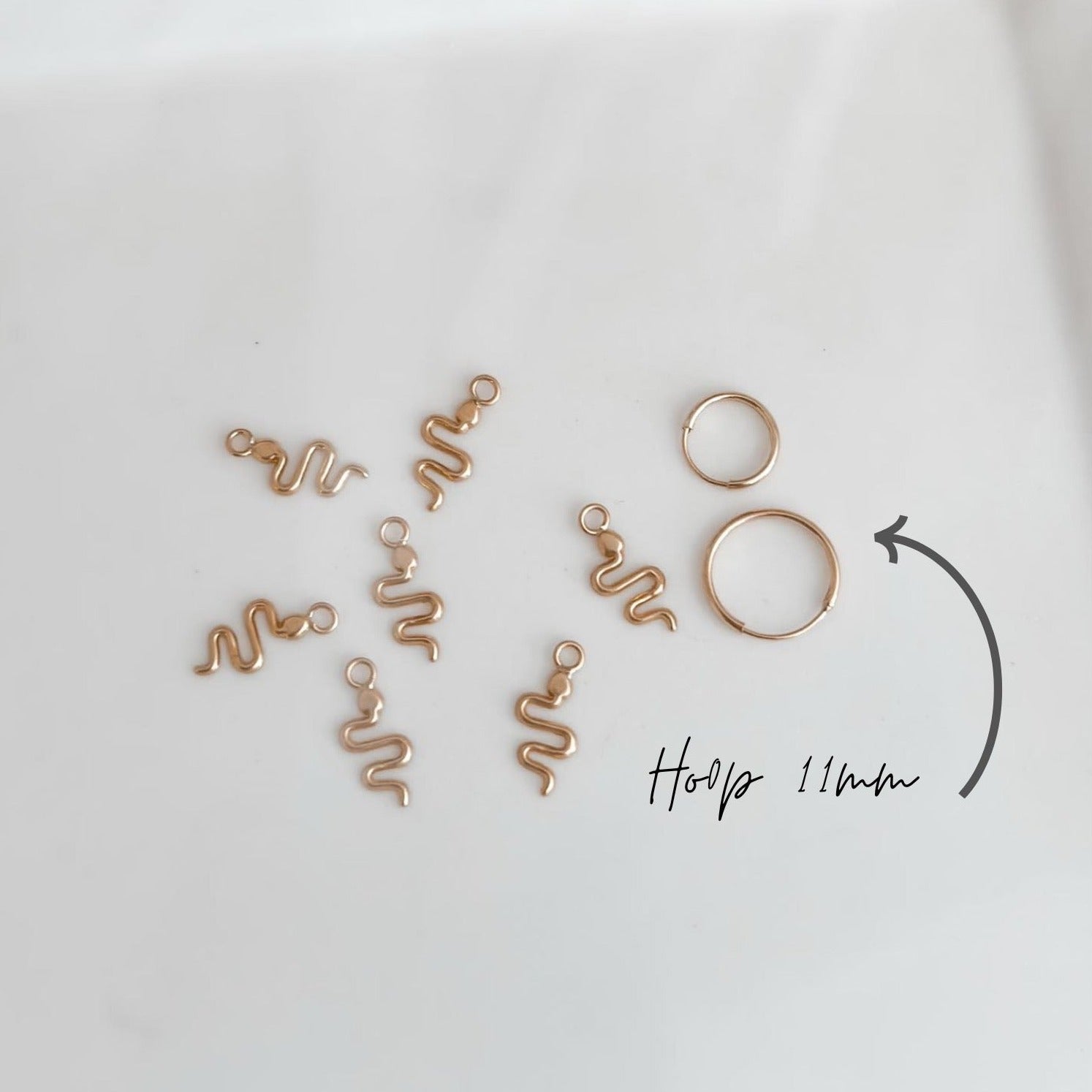 Snake Charm 10K Gold - Liv.Aura Jewelry
