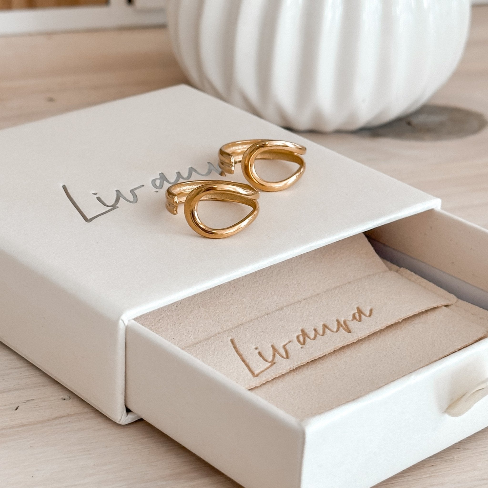 Wrap Ring 18K Gold - Liv.Aura Jewelry