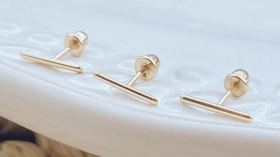 Brass Stud Earring Back 28pc - A New Day™ Gold/Silver