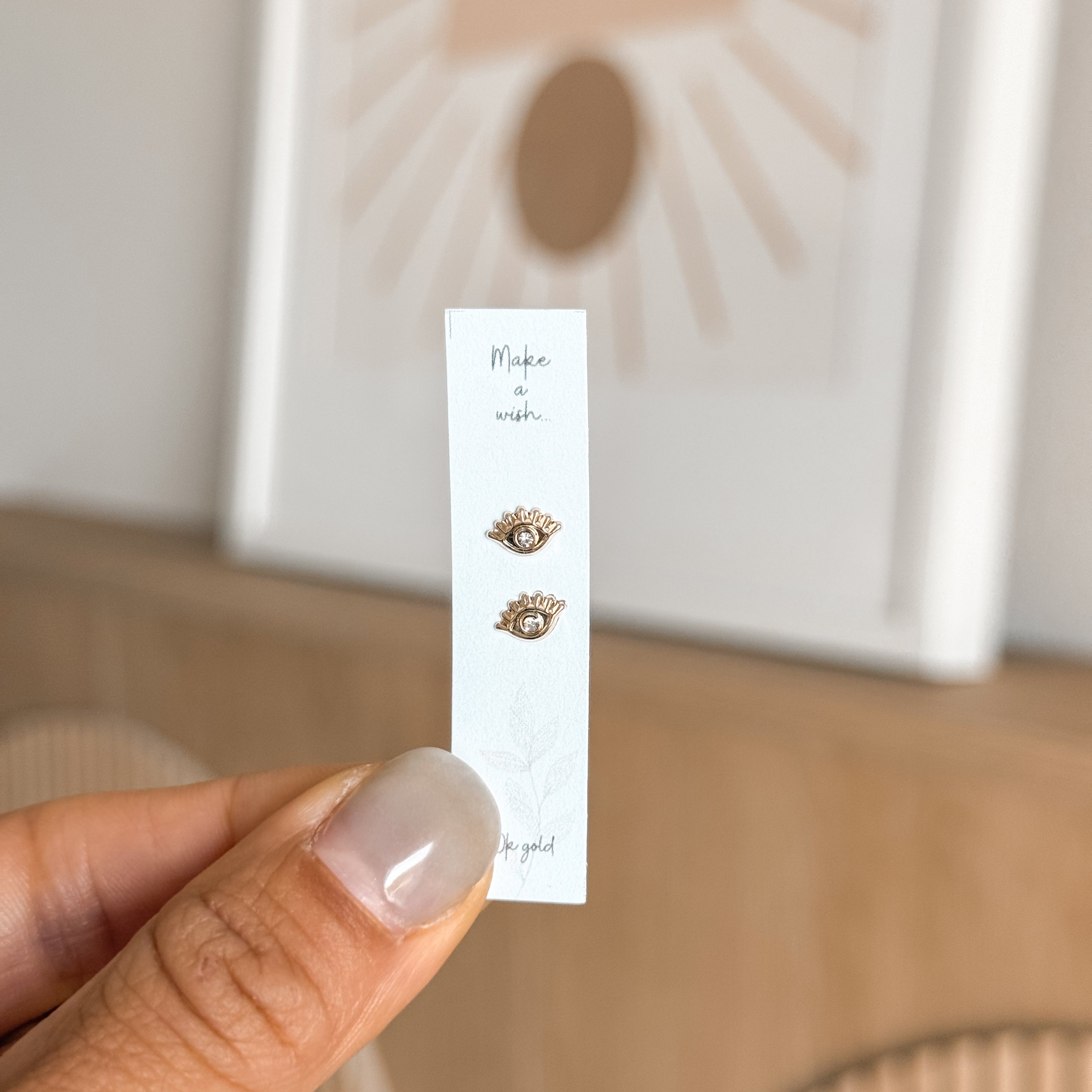 evil eye studs
