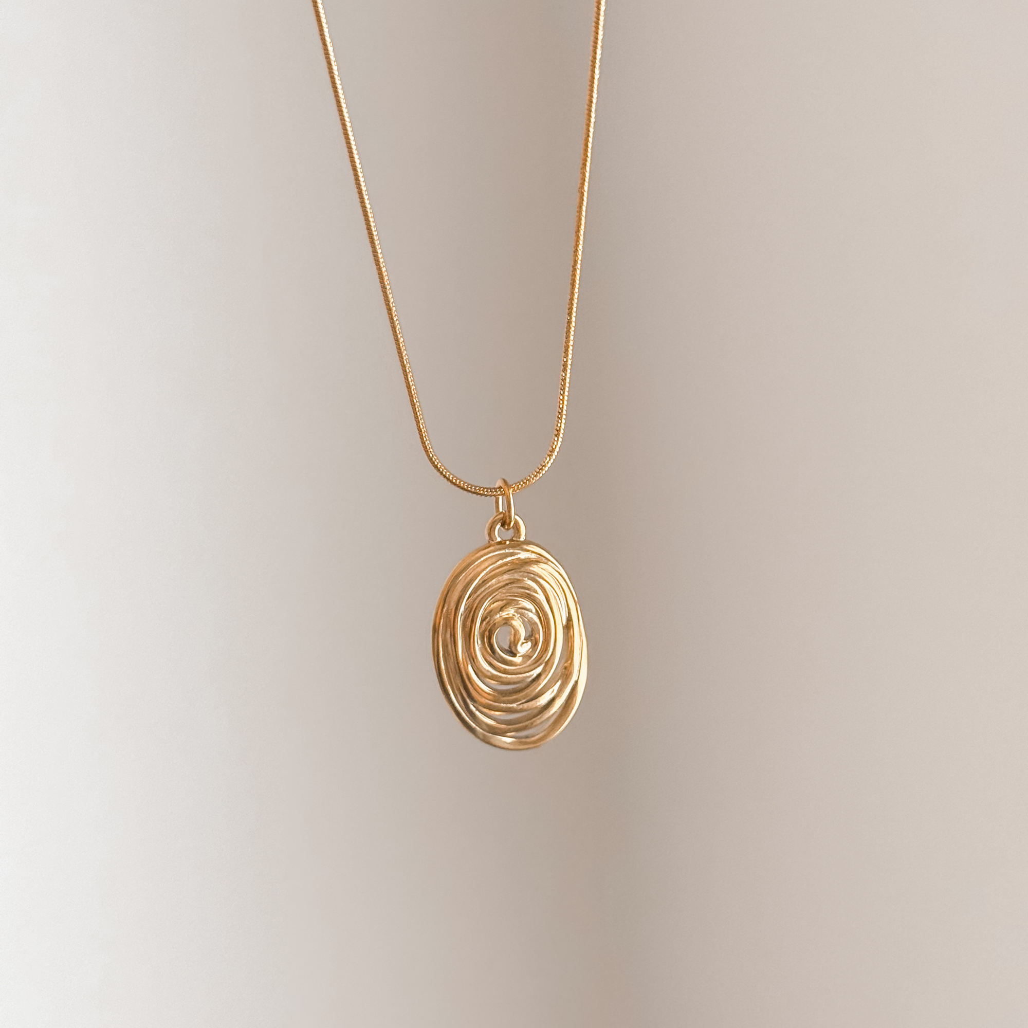 Spiral Pendant Necklace
