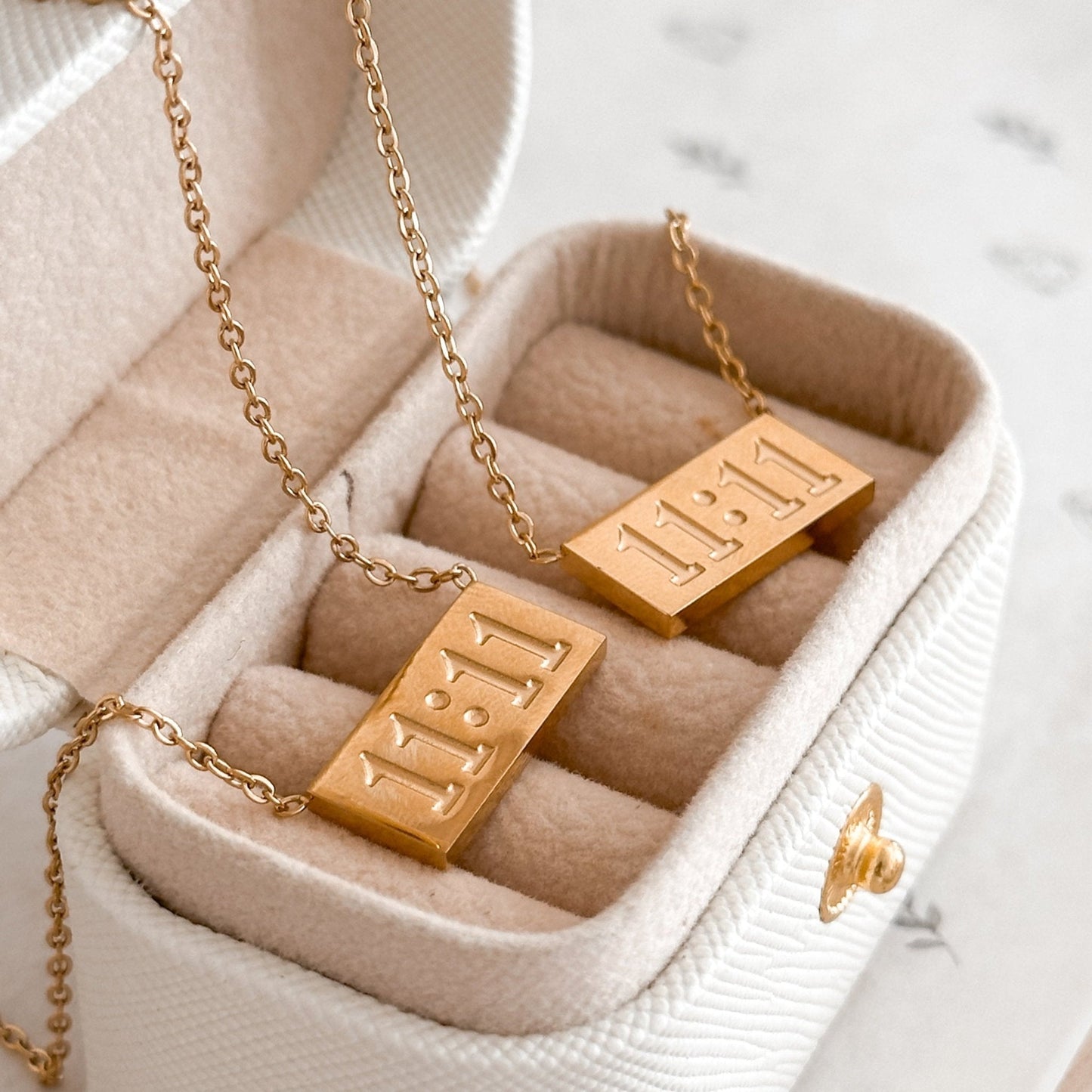 1111 Angel Number Necklace – 18K Gold, Waterproof & Meaningful Jewelry - Liv.Aura Jewelry