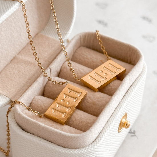 1111 Angel Number Necklace – 18K Gold, Waterproof & Meaningful Jewelry - Liv.Aura Jewelry
