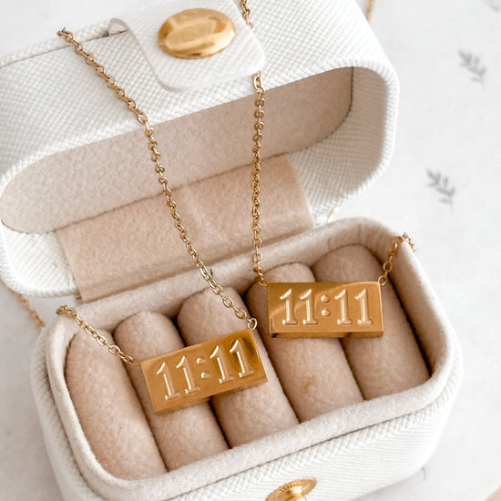 1111 Angel Number Necklace – 18K Gold, Waterproof & Meaningful Jewelry - Liv.Aura Jewelry
