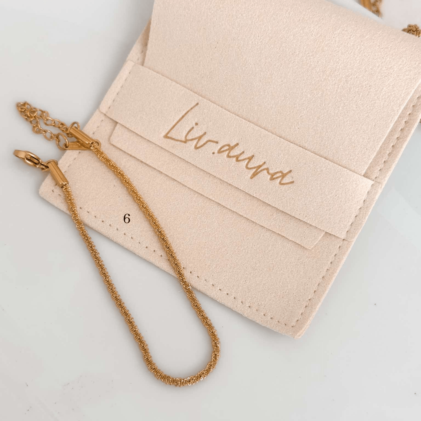 18K Gold Bracelets for Layering - Liv.Aura Jewelry