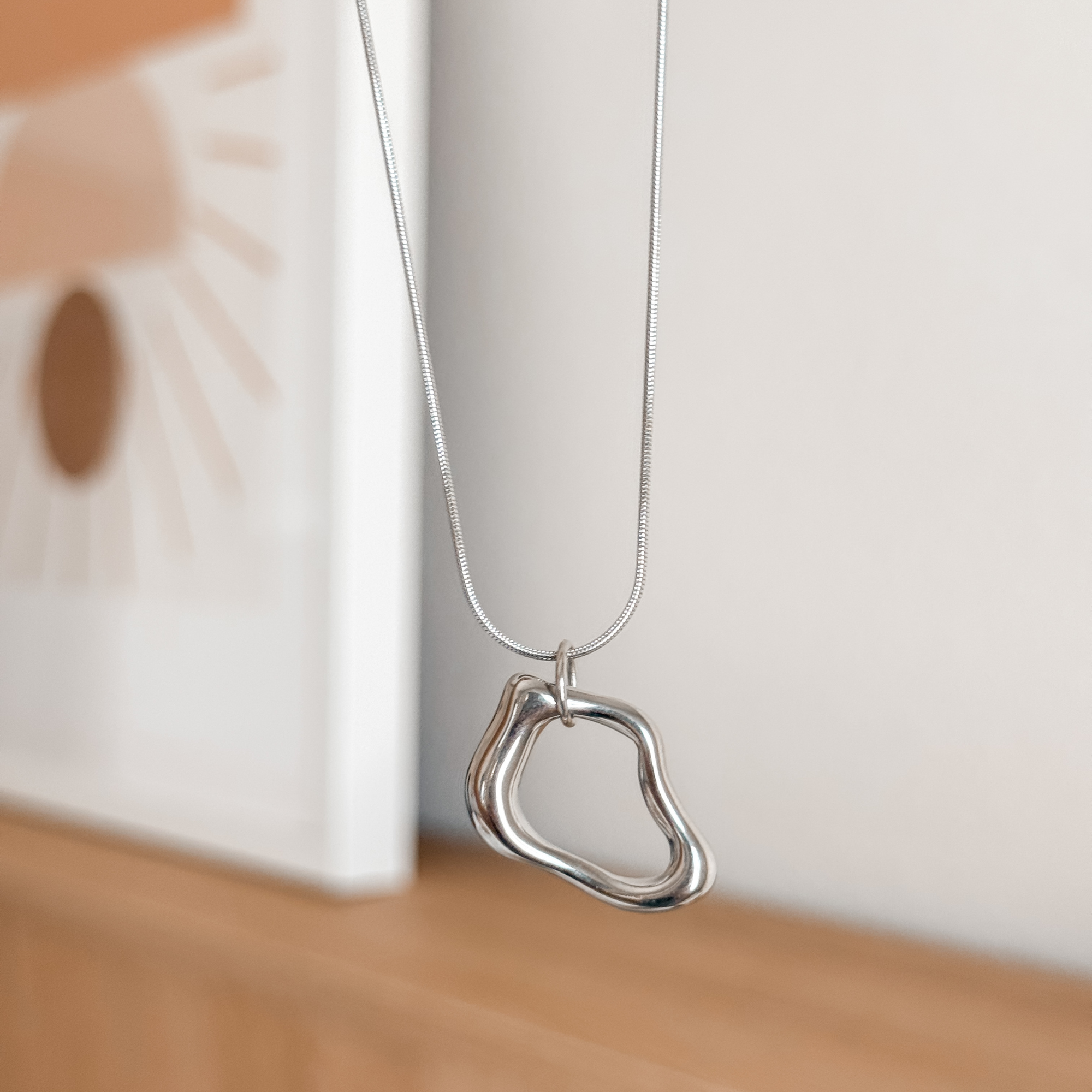 Abstract Pendant Necklace