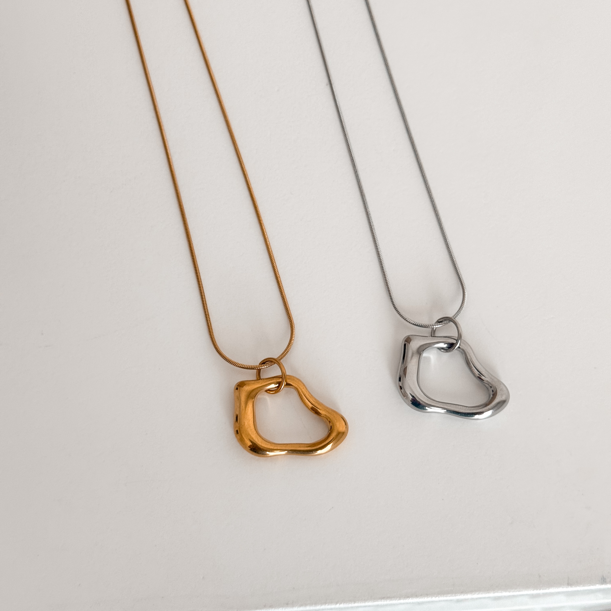 Abstract Pendant Necklace