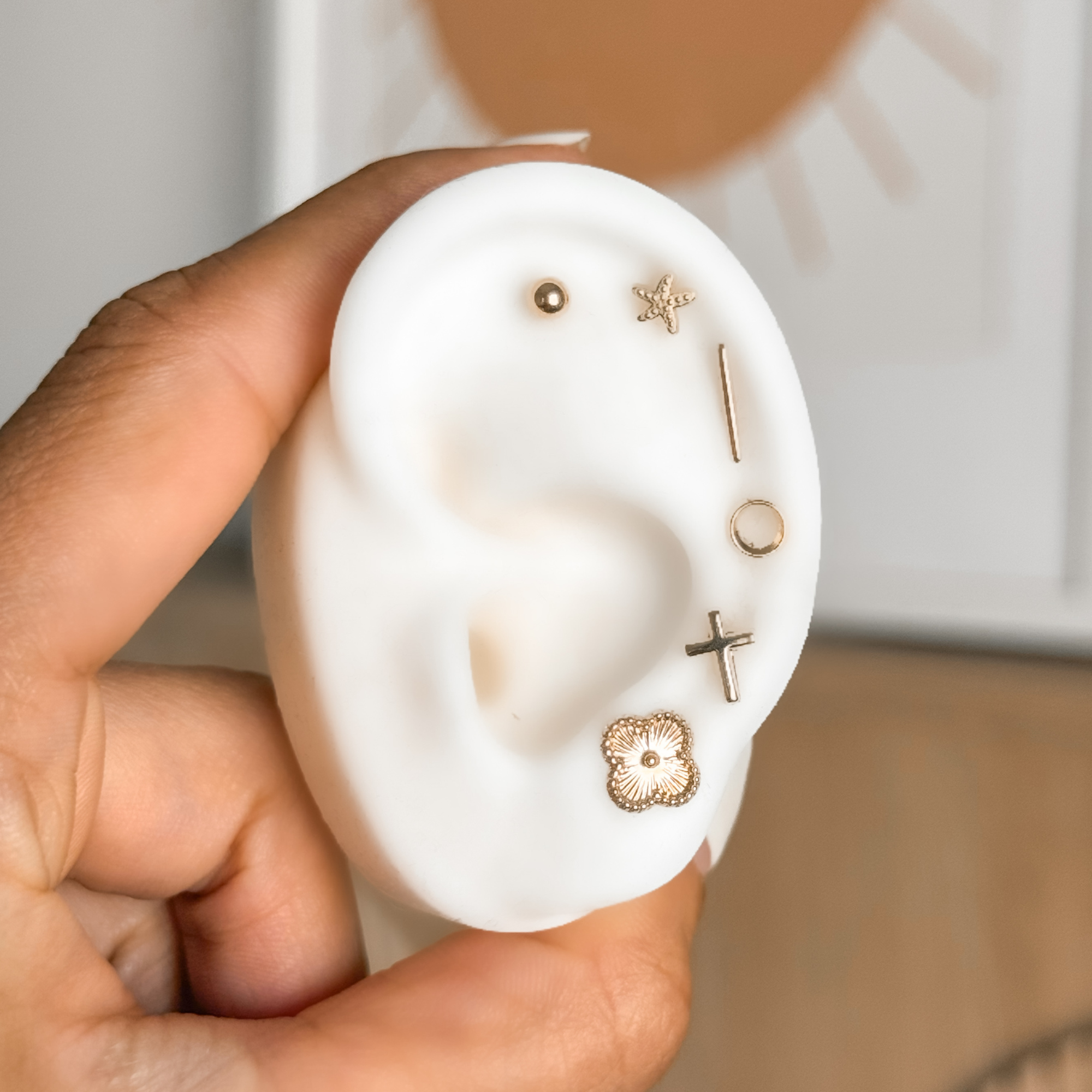 10K Gold Minimalist Screw Back Studs (Mix & Match)