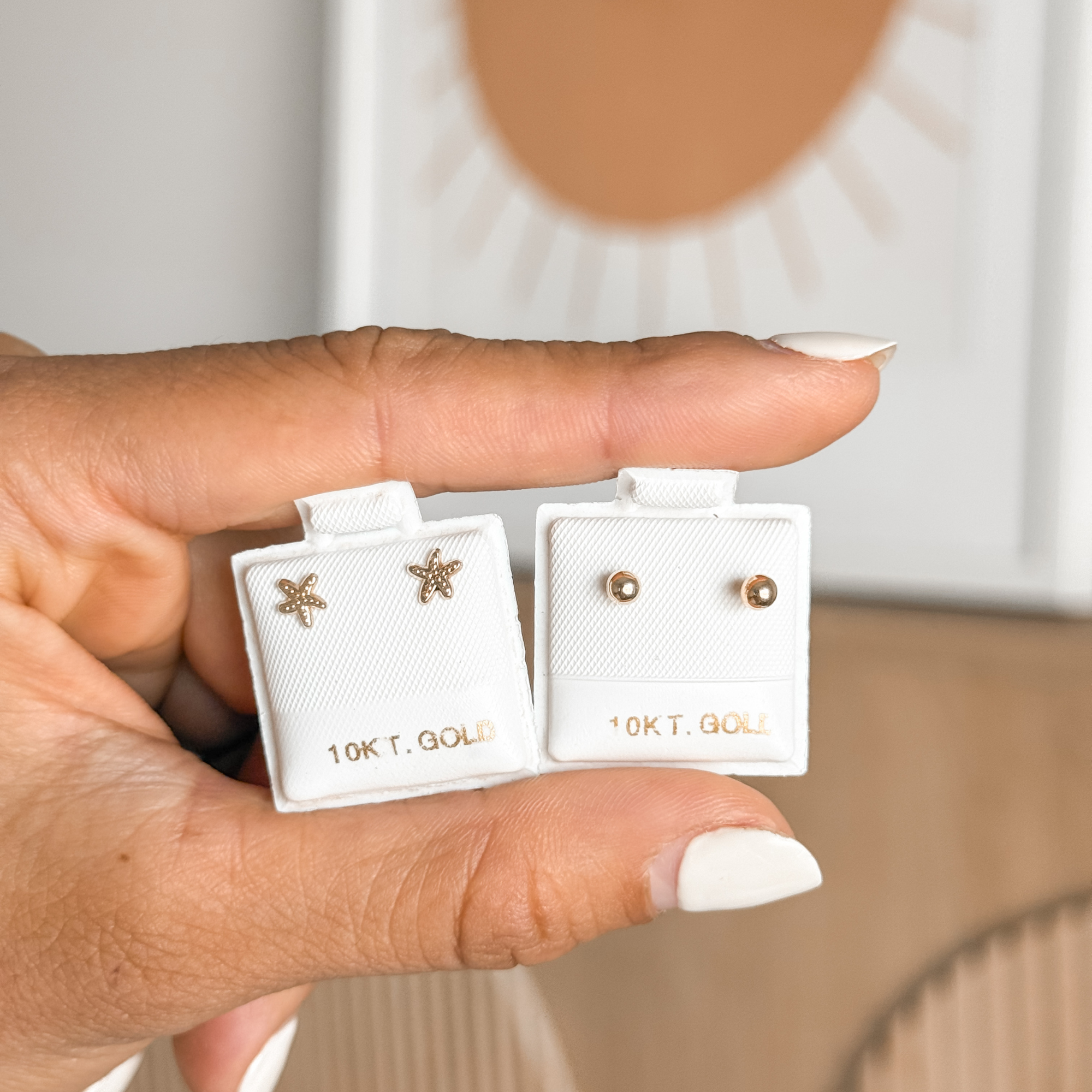 10K Gold Minimalist Screw Back Studs (Mix & Match)