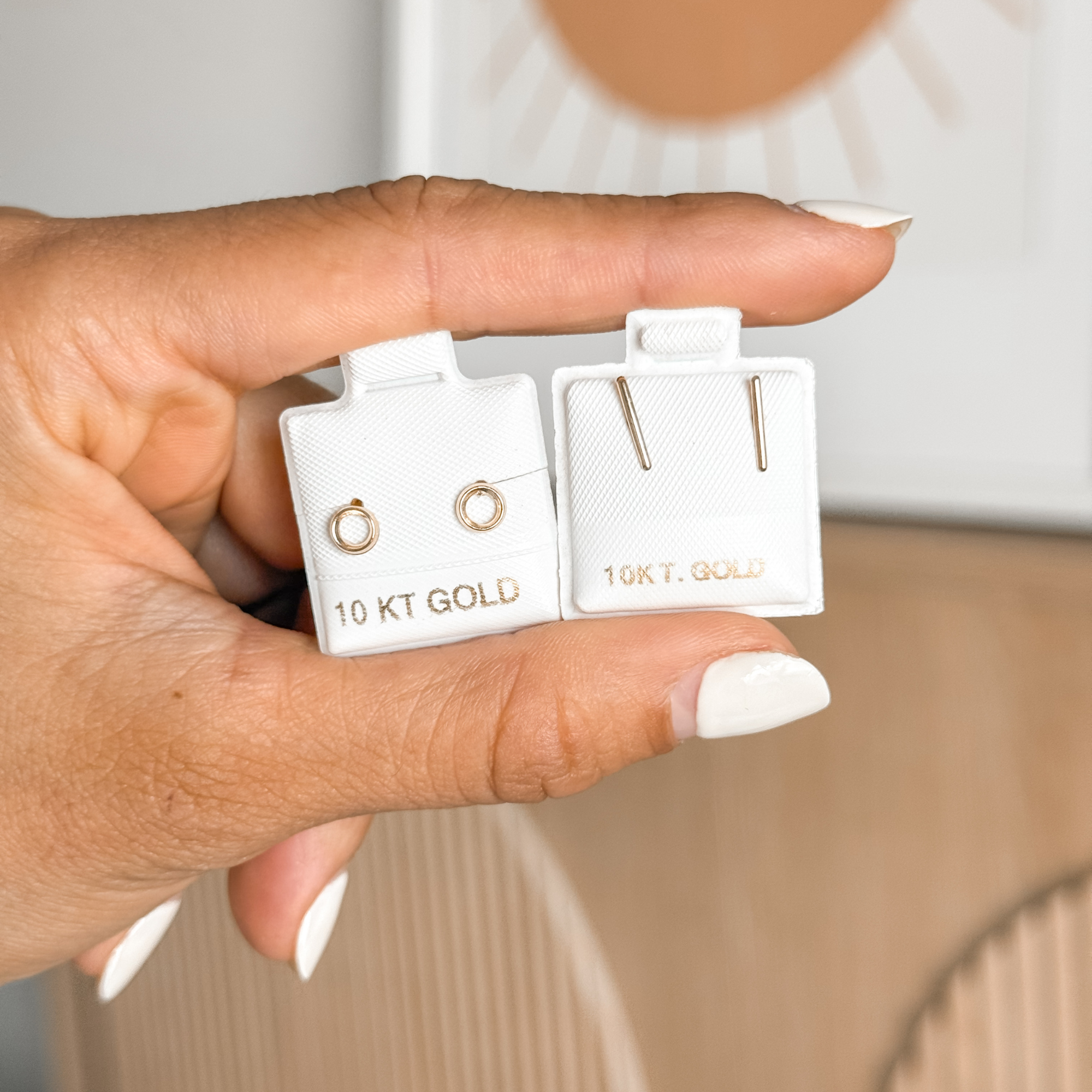 10K Gold Minimalist Screw Back Studs (Mix & Match)