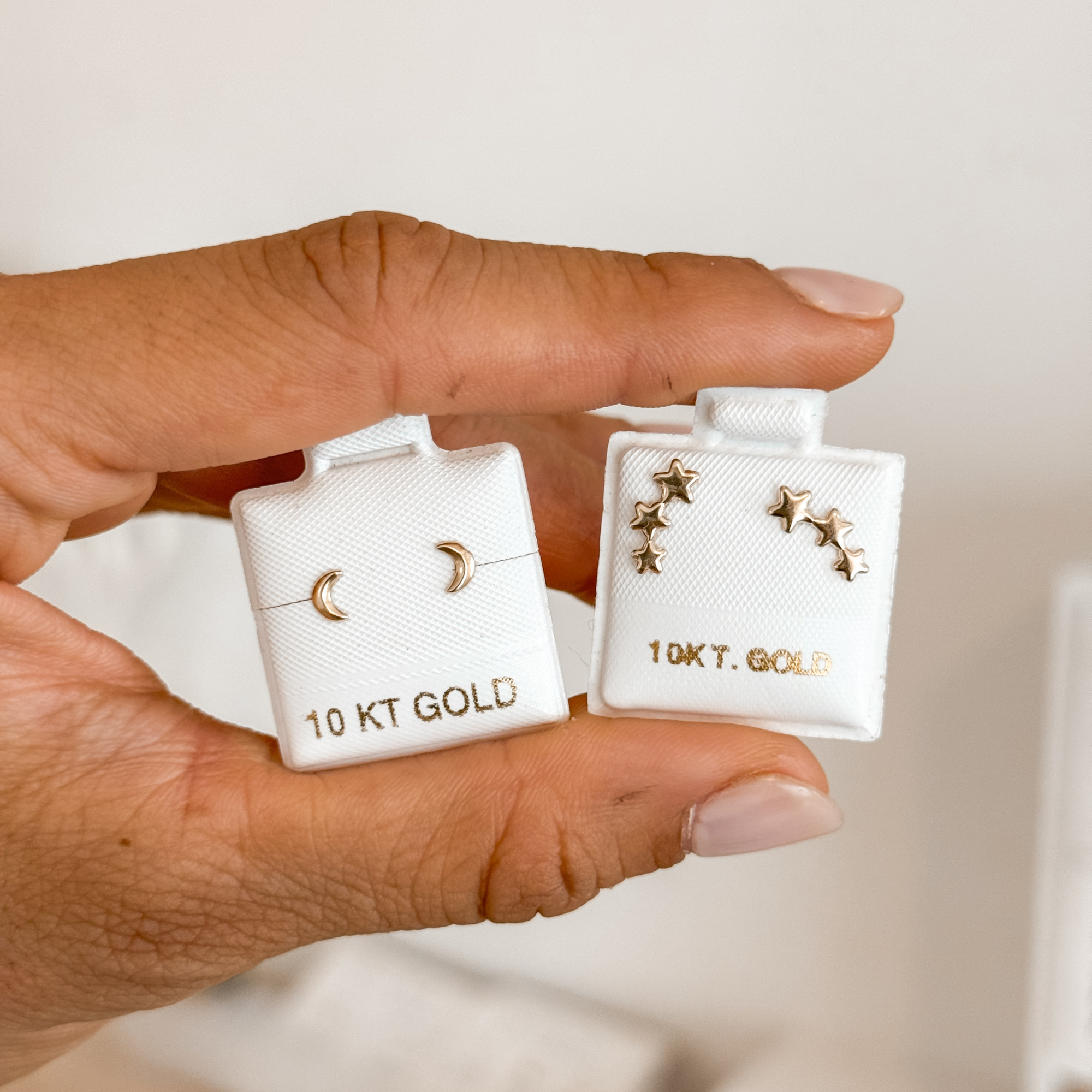 10K Gold Celestial Screw Back Stud| Mix & Match