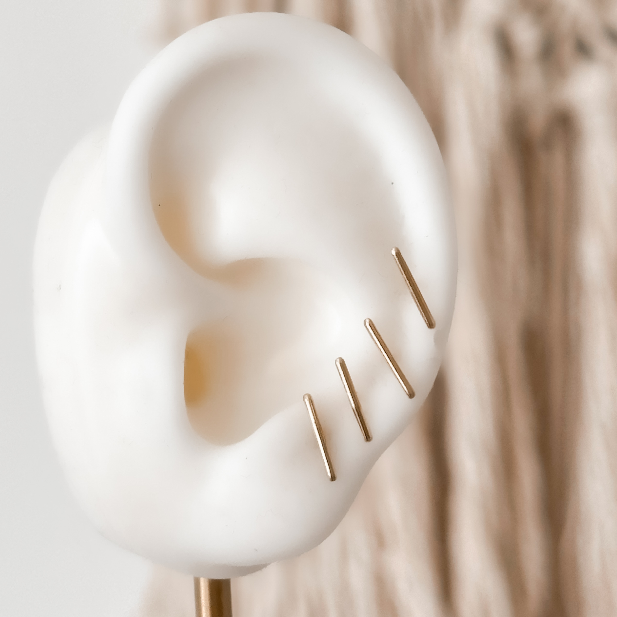 10K Gold Geometric Screw Back Studs (Mix & Match)