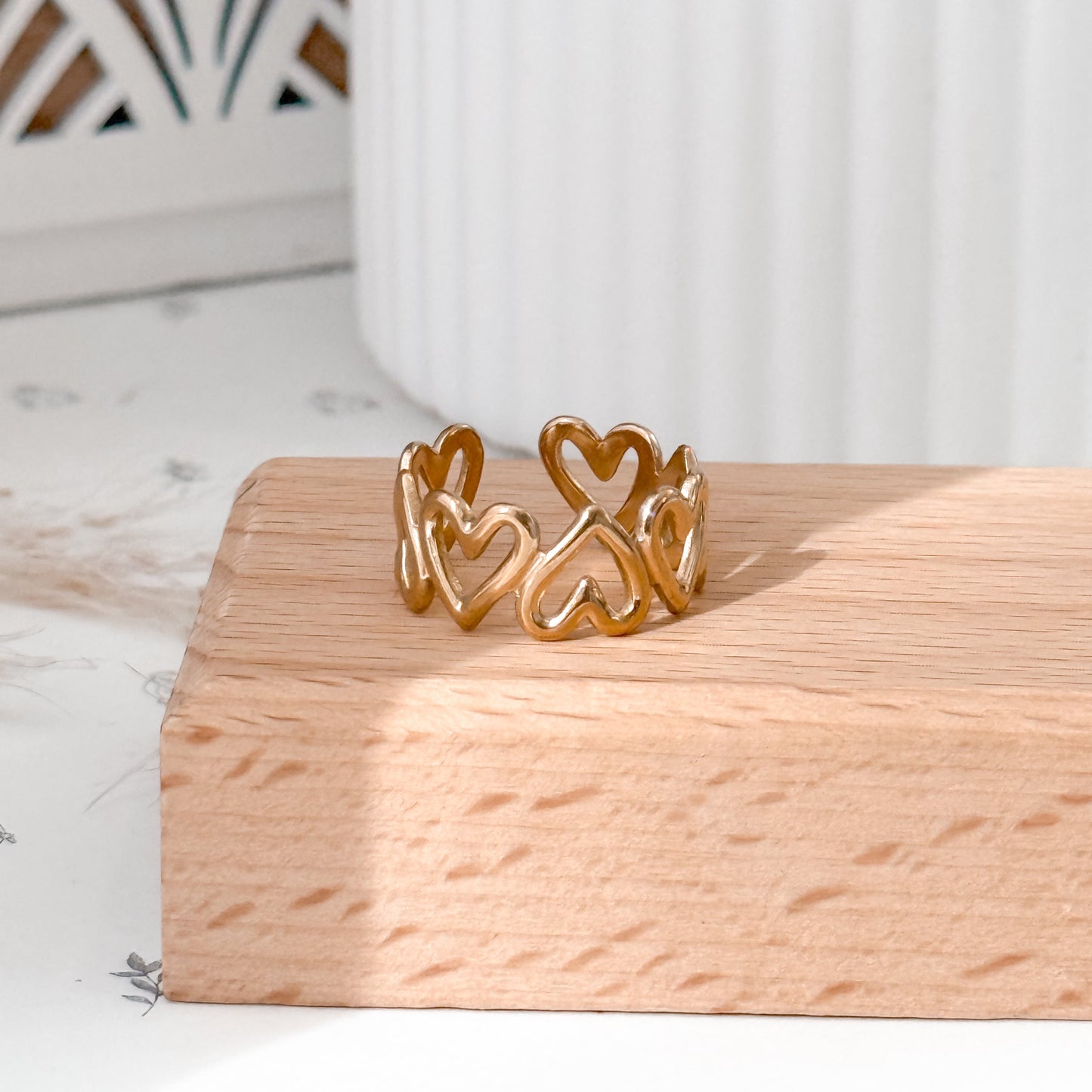 Open Heart Ring | 18K