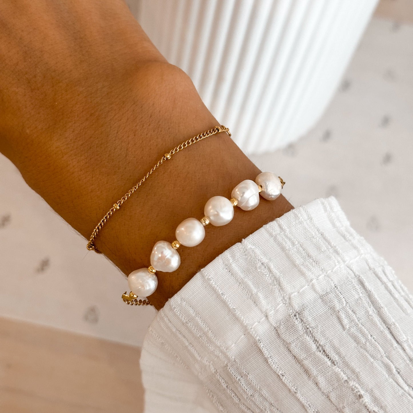 Adjustable Freshwater Pearl Bracelet