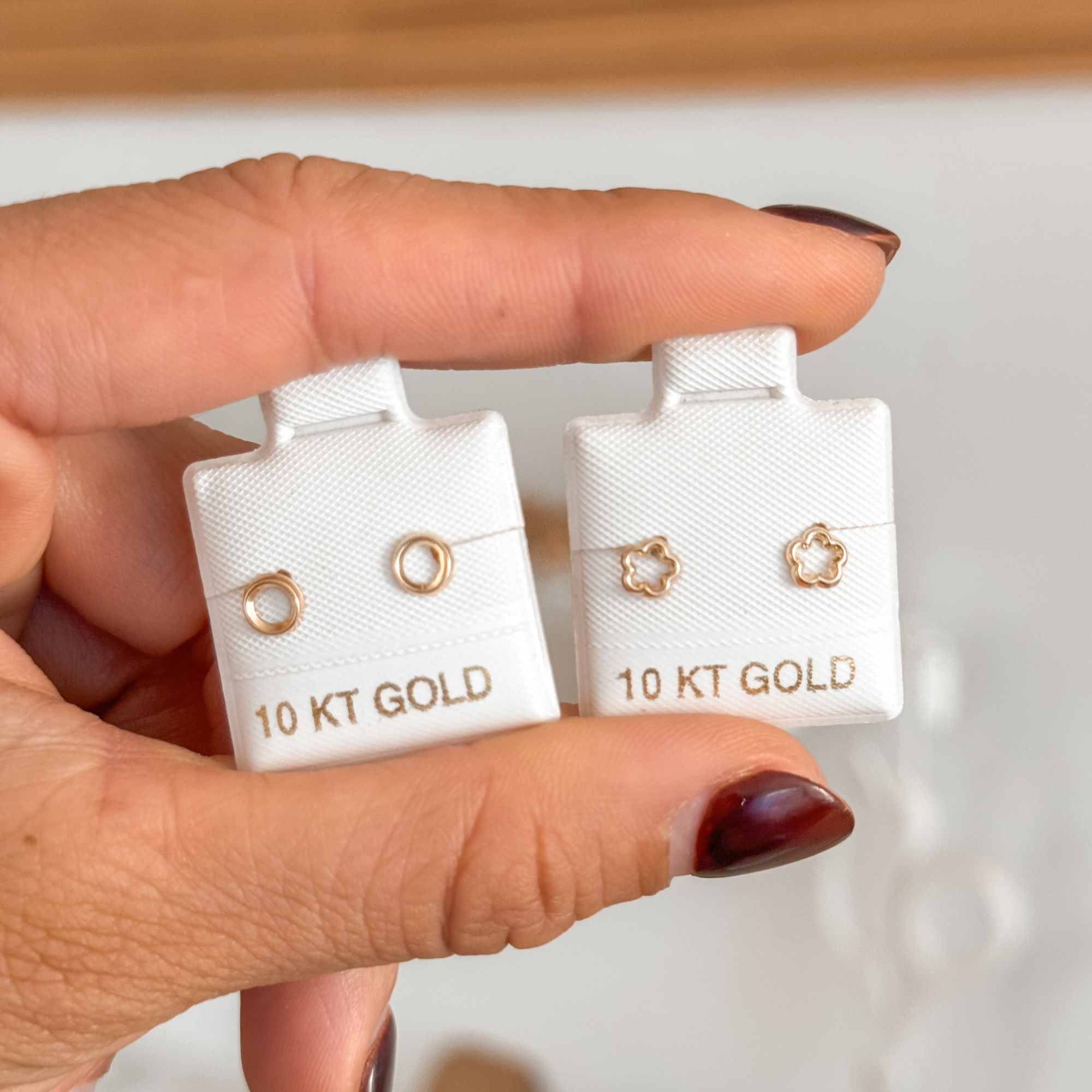 10K Gold Dainty Screw Back Studs (Mix & Match)