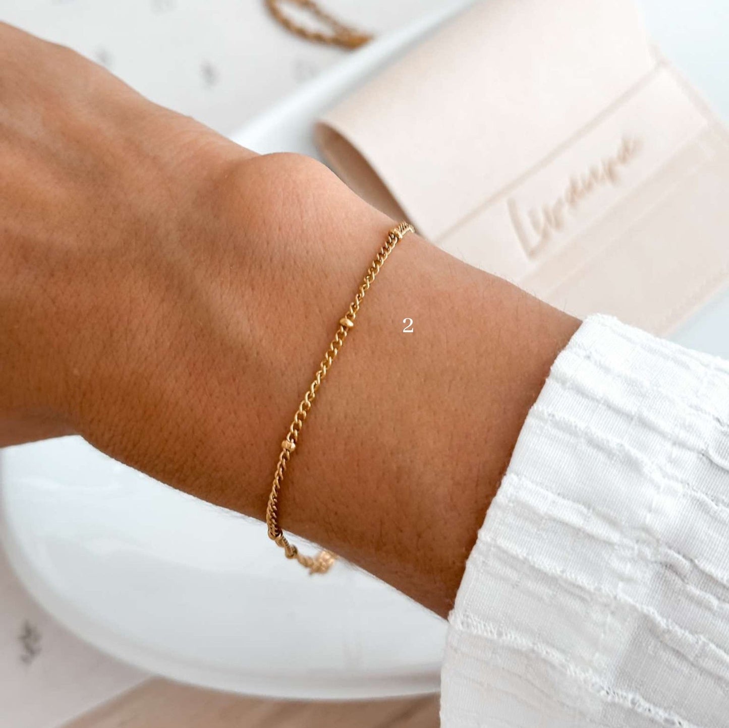 18K Gold Bracelets for Stacking