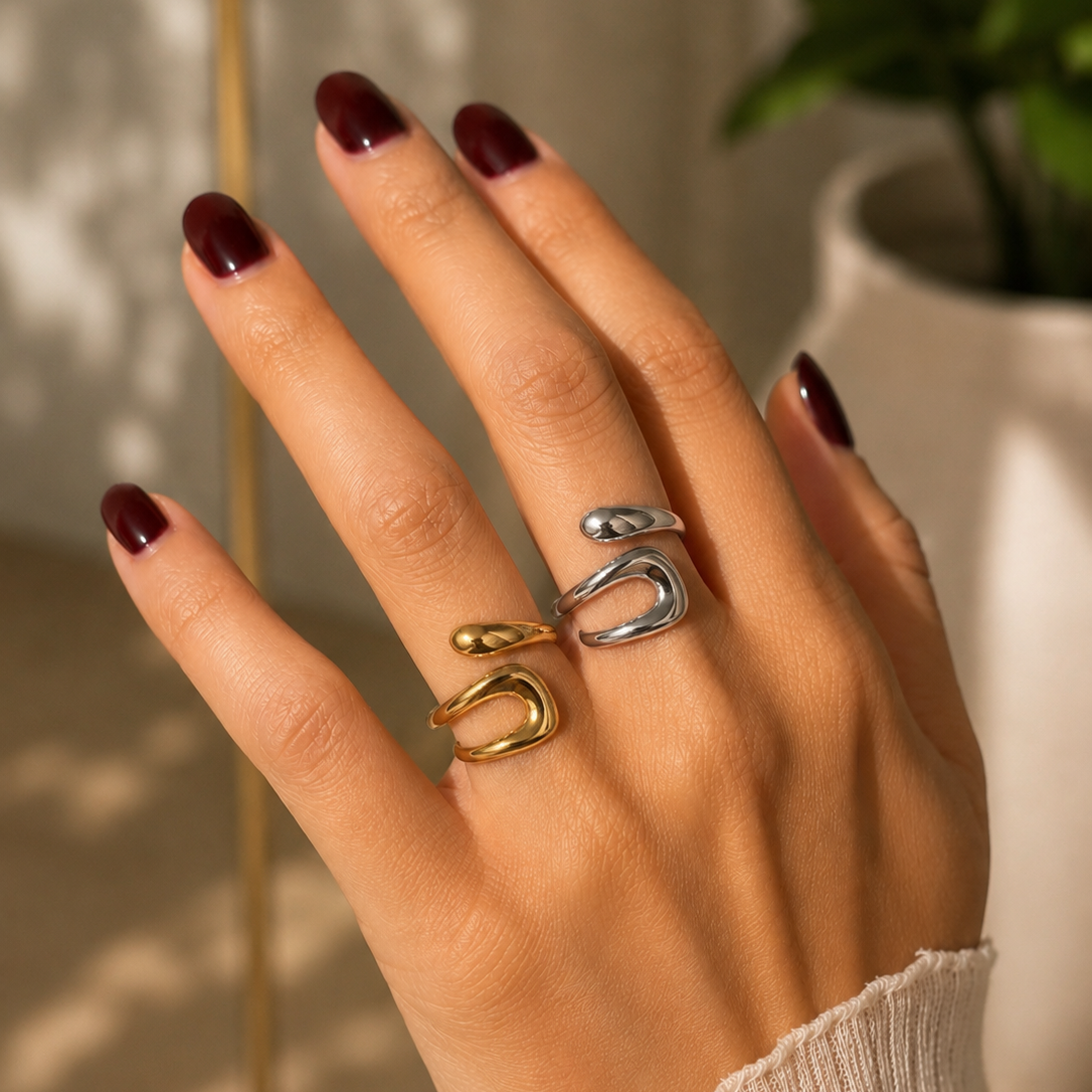 Sculptural Open Ring