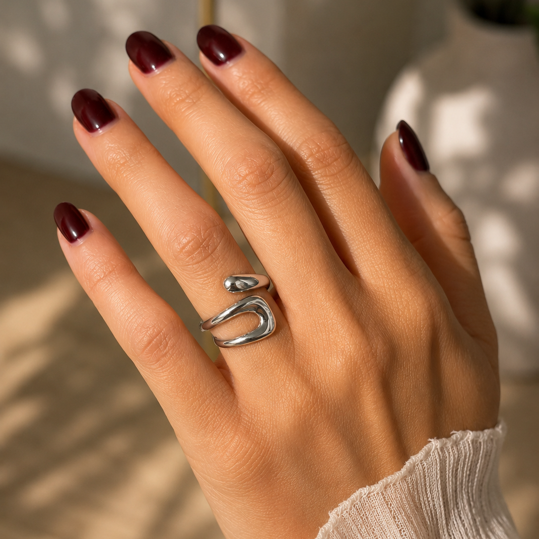 Sculptural Open Ring