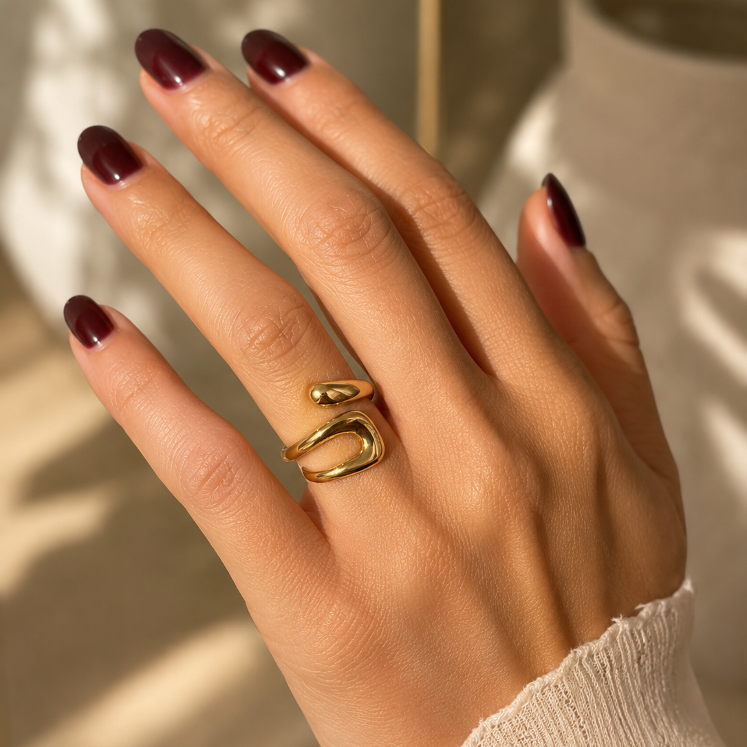 Sculptural Open Ring