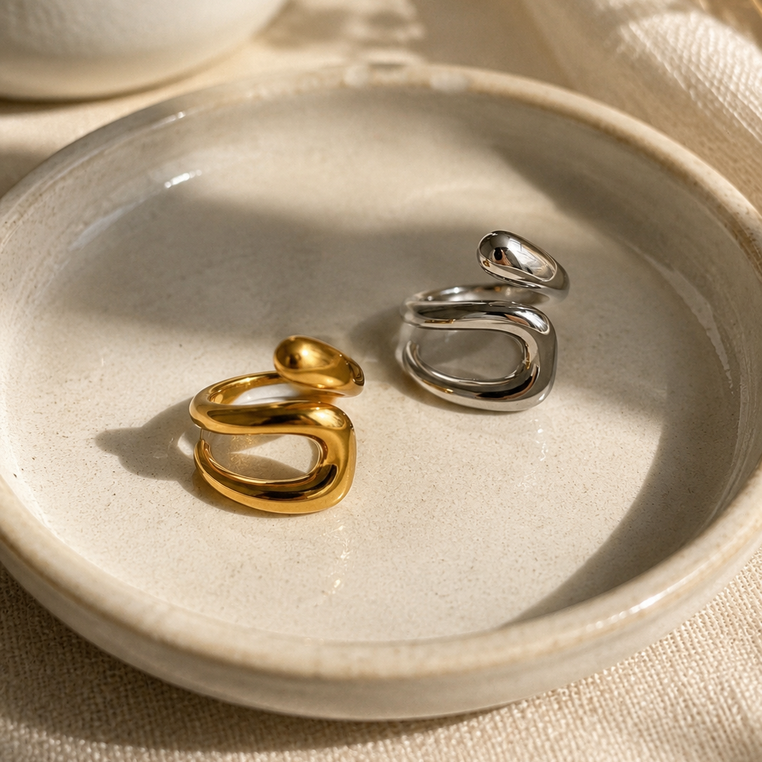 Sculptural Open Ring