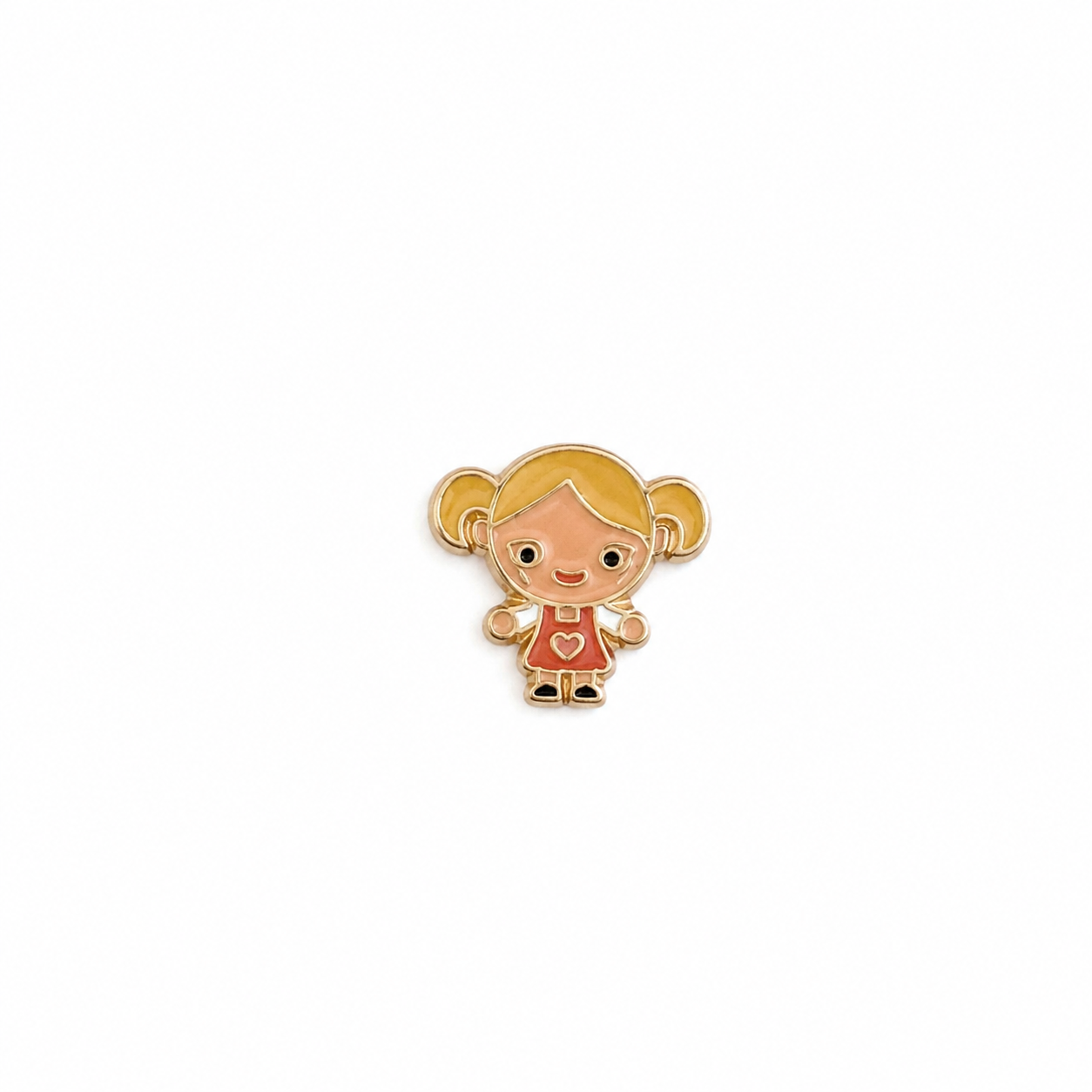 10K Gold Girl  Stud Earrings