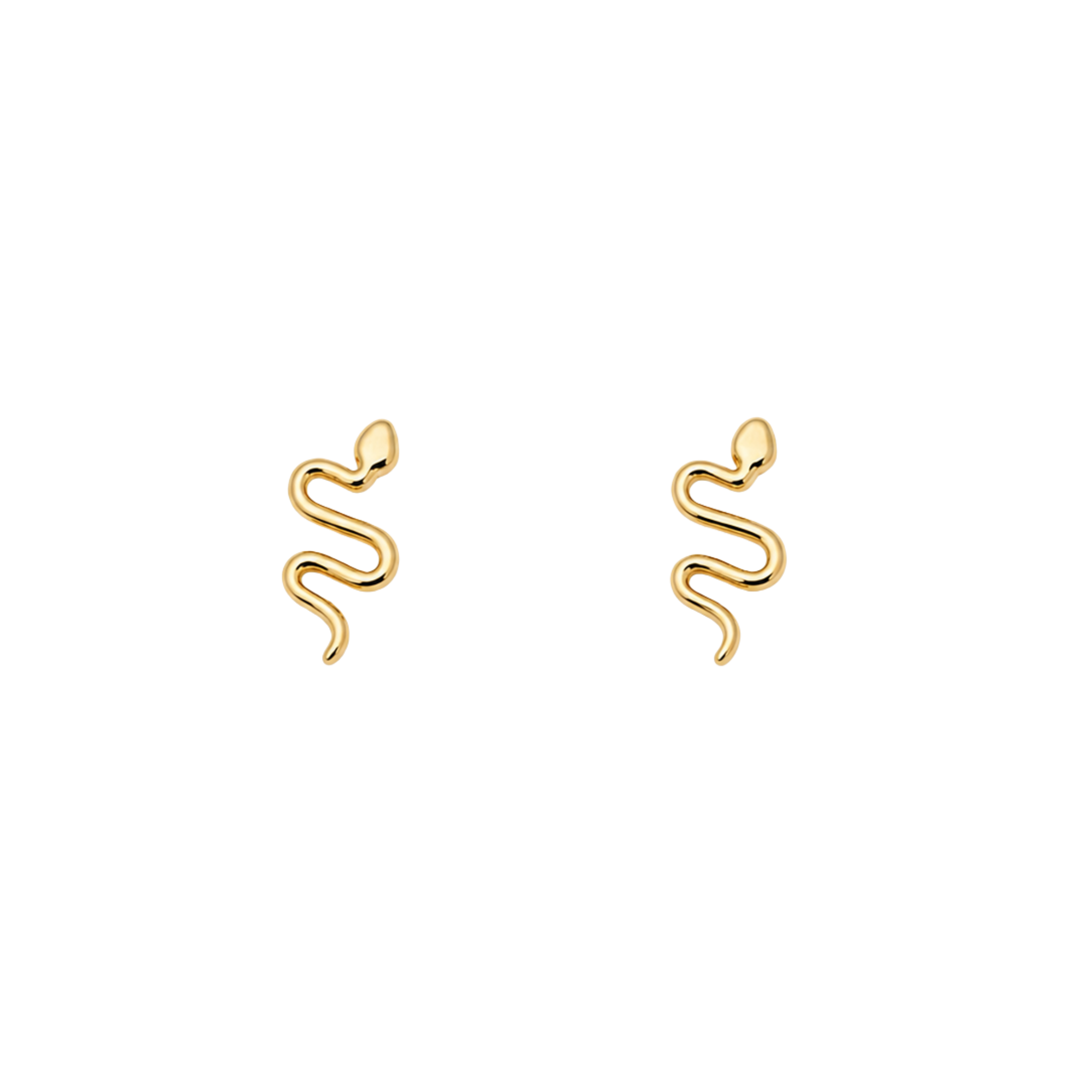 10k & 14k Snake Stud Earrings