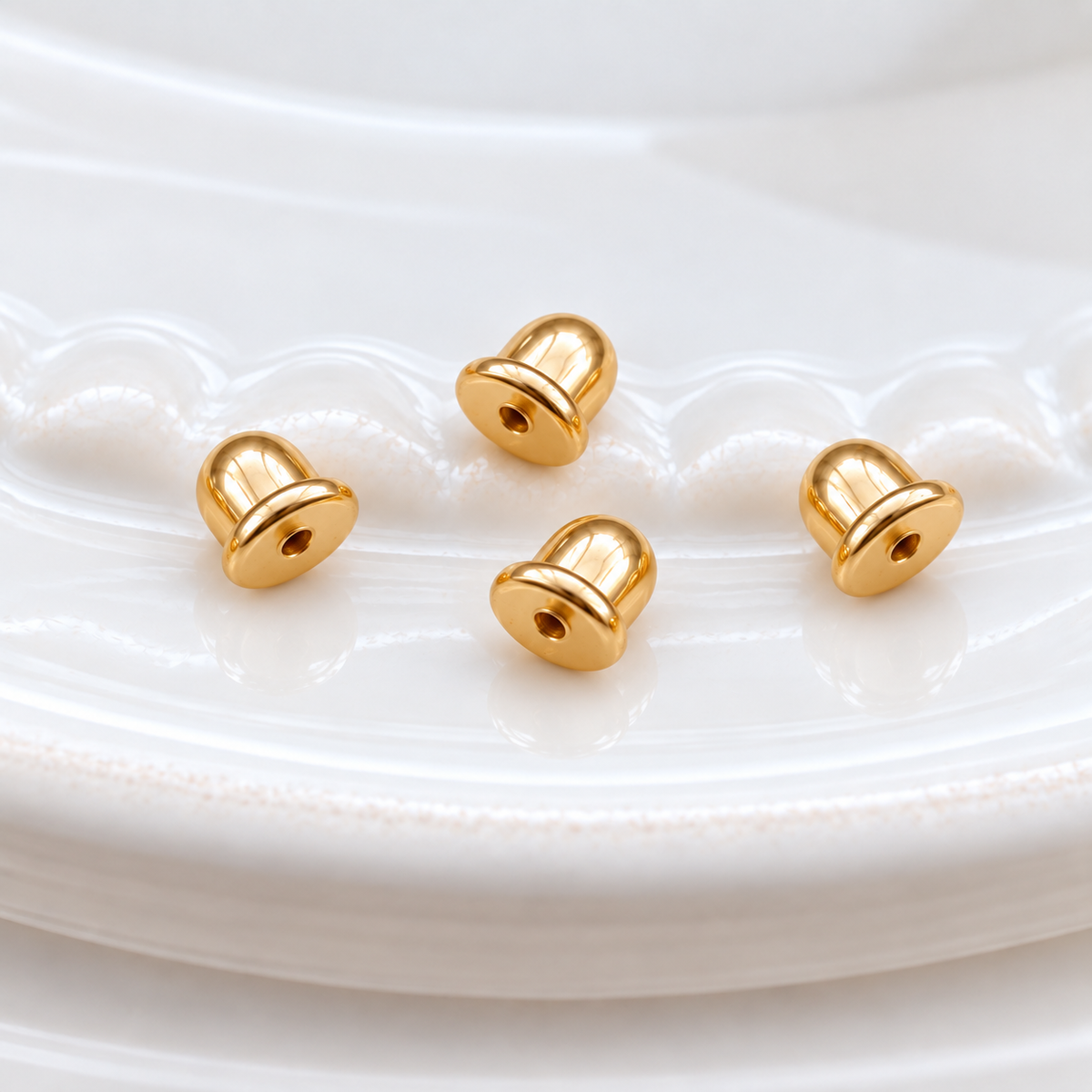10K Solid Gold Replacement Screw Back
