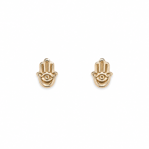 Mini Hamsa Hand Stud