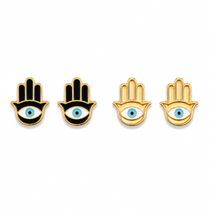 10k Gold Hamsa Stud