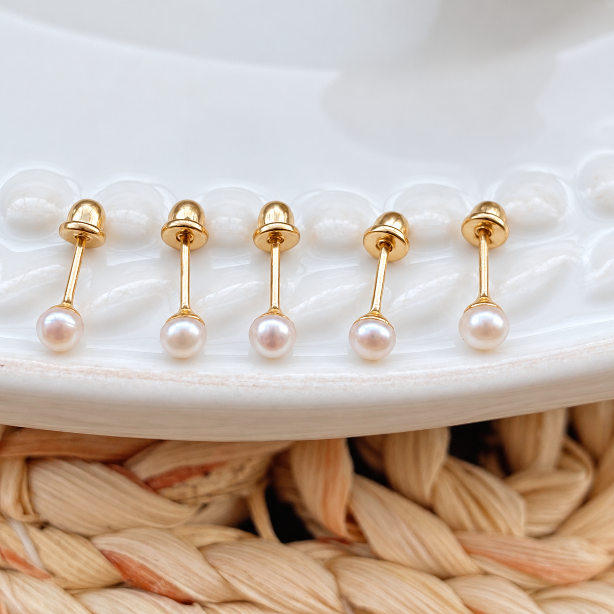 10K Solid Gold Replacement Screw Back