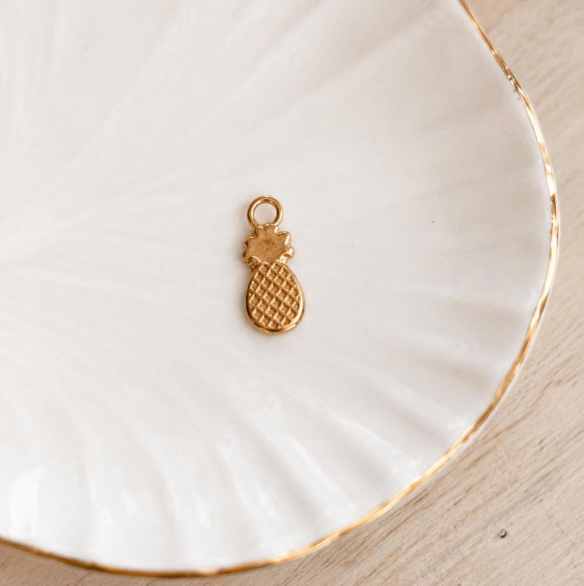 10K Gold Pineapple Charm