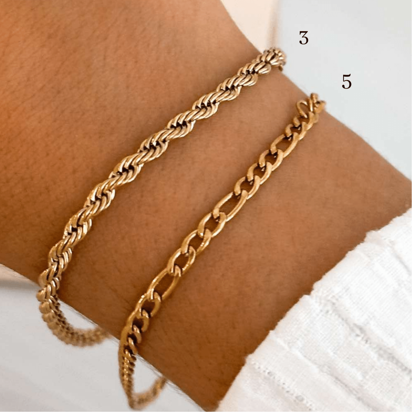 Dainty Gold Bracelets – Waterproof & Adjustable 18K Plated Jewelry for Stacking - Liv.Aura Jewelry