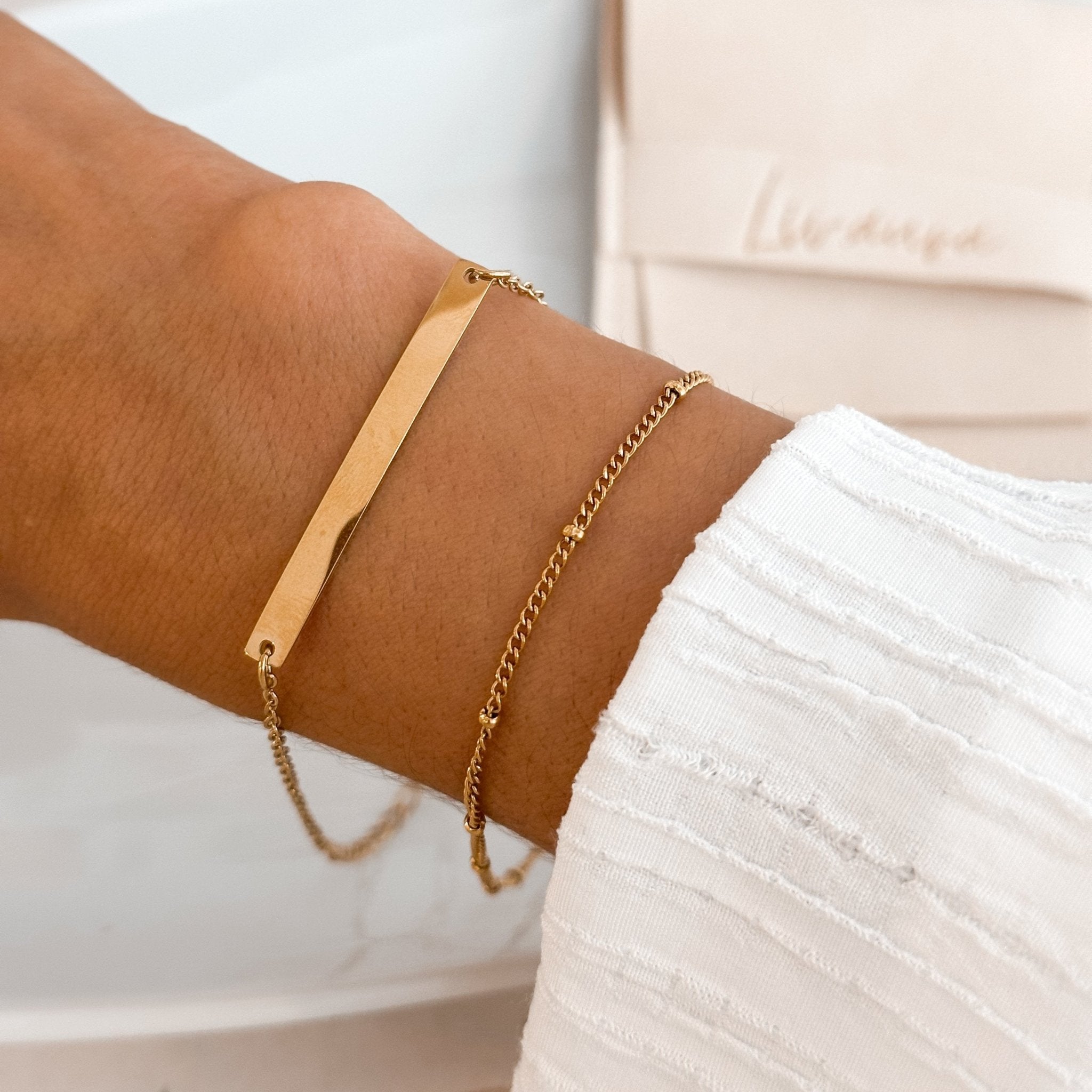 ID Tag Bracelet - Liv.Aura Jewelry