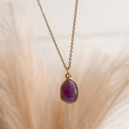 Intuition Necklace | Amethyst | The Stone of Inner Peace & Wisdom - Liv.Aura Jewelry