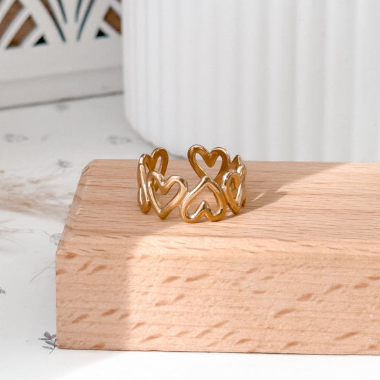 Open Heart Ring | 18K - Liv.Aura Jewelry