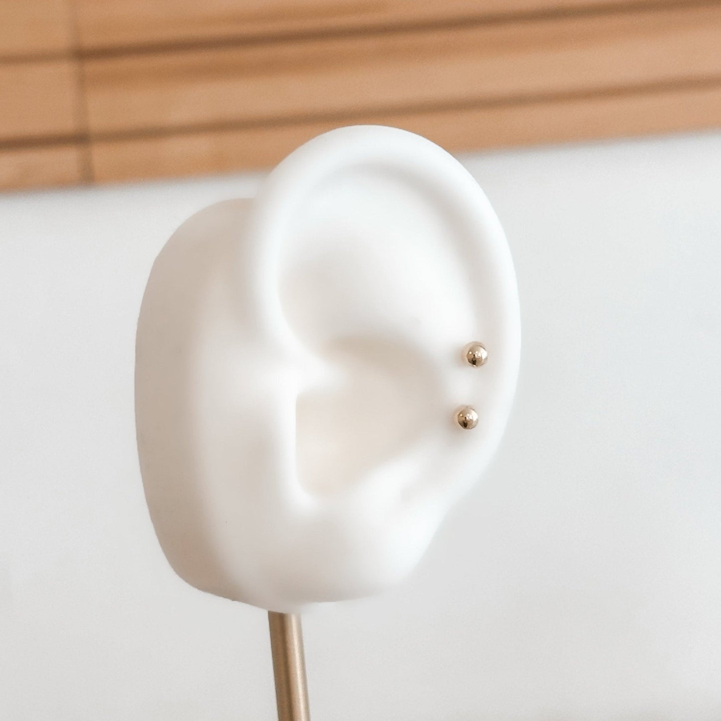 Simple Ball Stud Earring | 14K Gold - Liv.Aura Jewelry