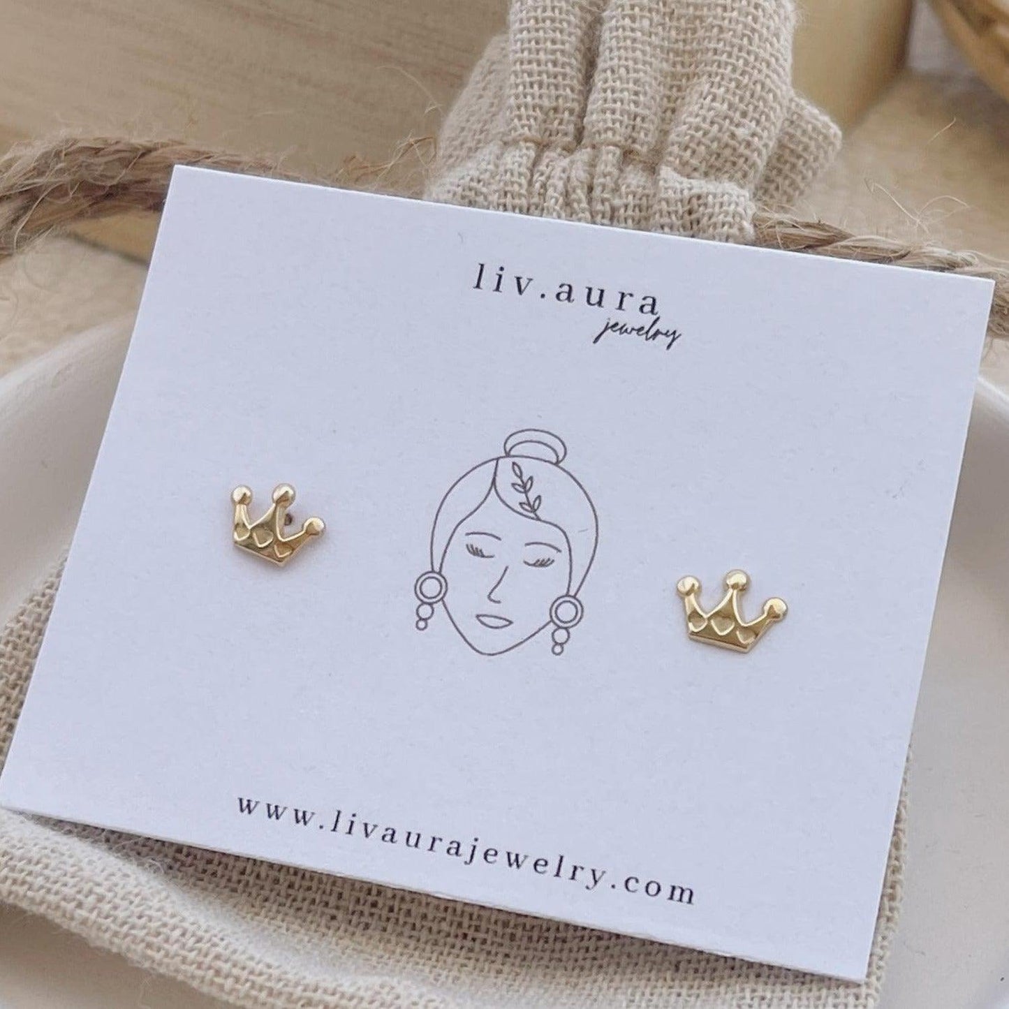 10k gold princess disney stud earrings for girls 