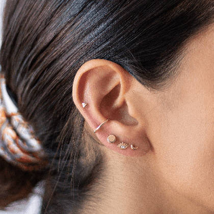 10K Gold Ear Cuff – No Piercing Needed, Cartilage Ear Cuff - Liv.Aura Jewelry