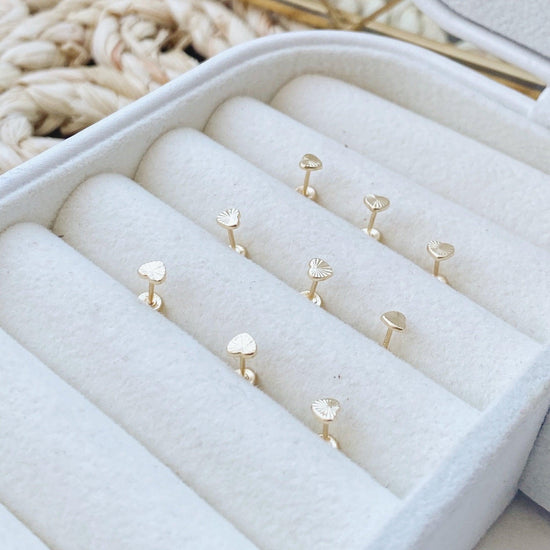 Vivienne Westwood Ladies Tiny Diamante Crystal Heart Earrings - Jewellery  from Francis & Gaye Jewellers UK